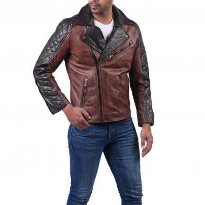 Riding Jackets For Men Classic Brando Quilted Boda..