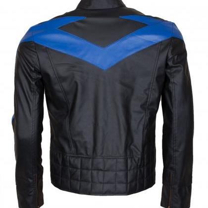 Bat The Man Night Wing Black And Blue Cosplay Faux..